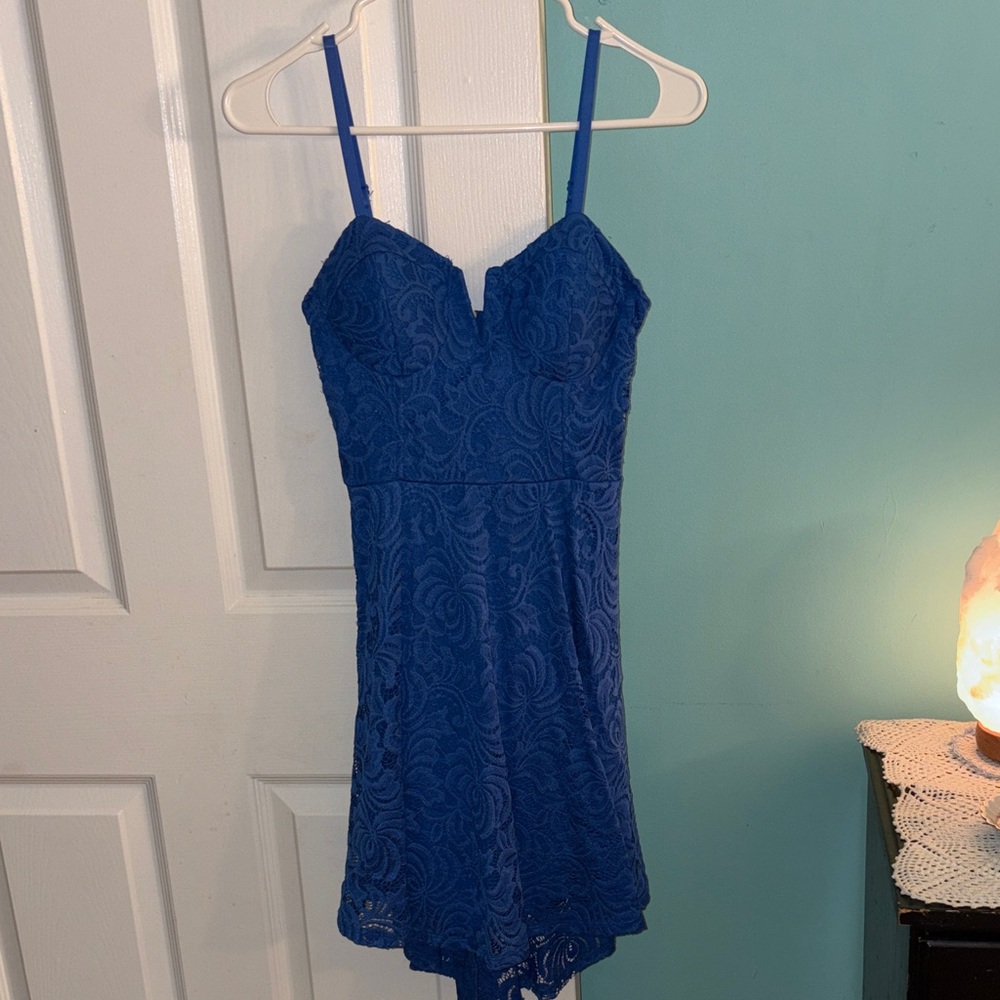 Lace Spaghetti Strap Dress